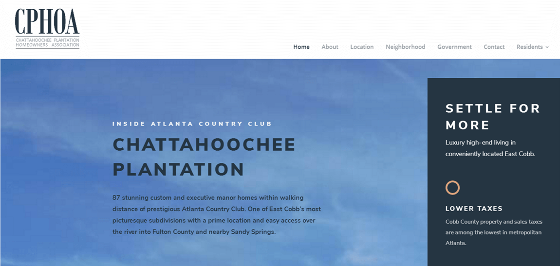 Chattahoochee Plantation HOA
